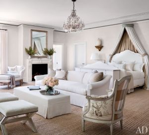Louise and Vince Camuto Hamptons house master suite